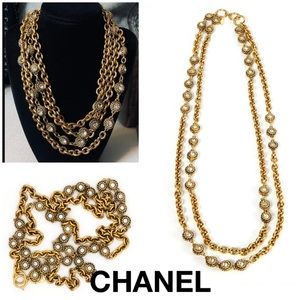 Auth CHANEL Vintage Necklace / Belt c.1980's